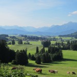 Blick von Landhotel Panorama Allgäu